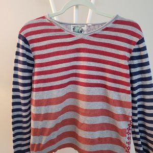 kids longs sleeve striped sweater- ruum
